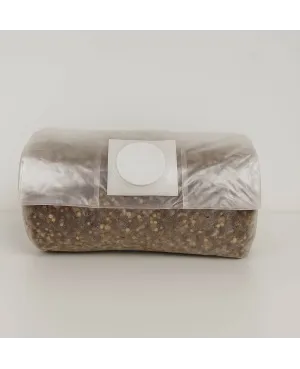 Sustrato estéril para cultivo de micelio. Mezcla balanceada de ingredientes especiales. Ideal para micelio líquido. Peso: 1300 g