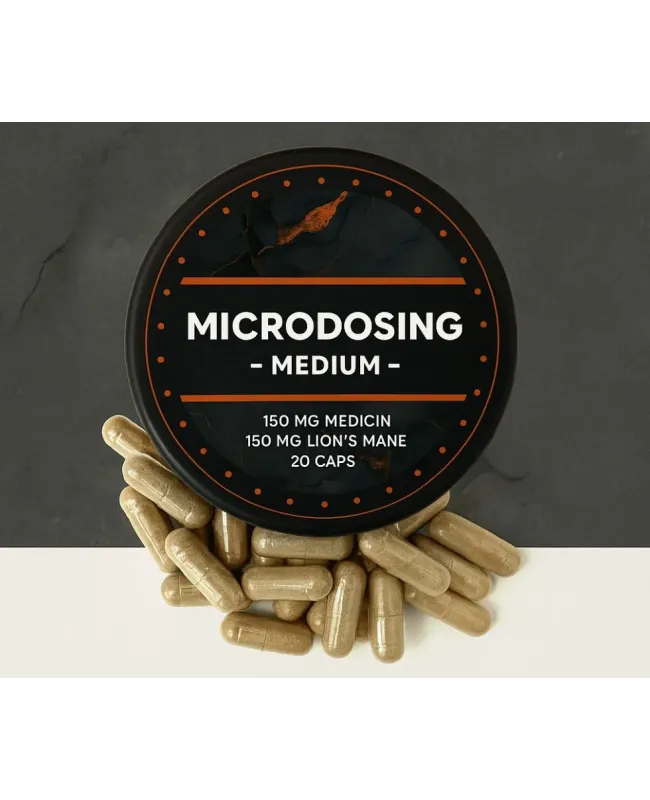 🍄 Microdosing  20 cápsulas | Hongos para microdosificación - Claridad mental y bienestar